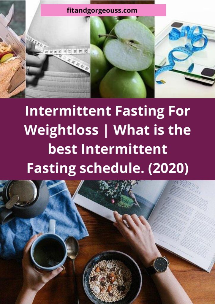 Intermittent Fasting For Weightloss 