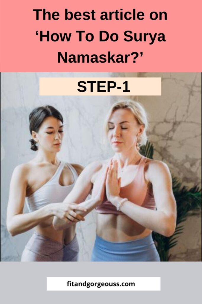  step 1-How To Do Surya Namaskar