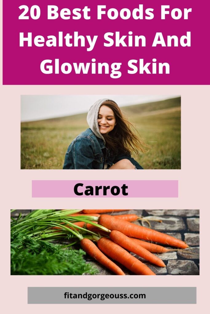 carrot-Foods For Healthy Skin And Glowing Skin