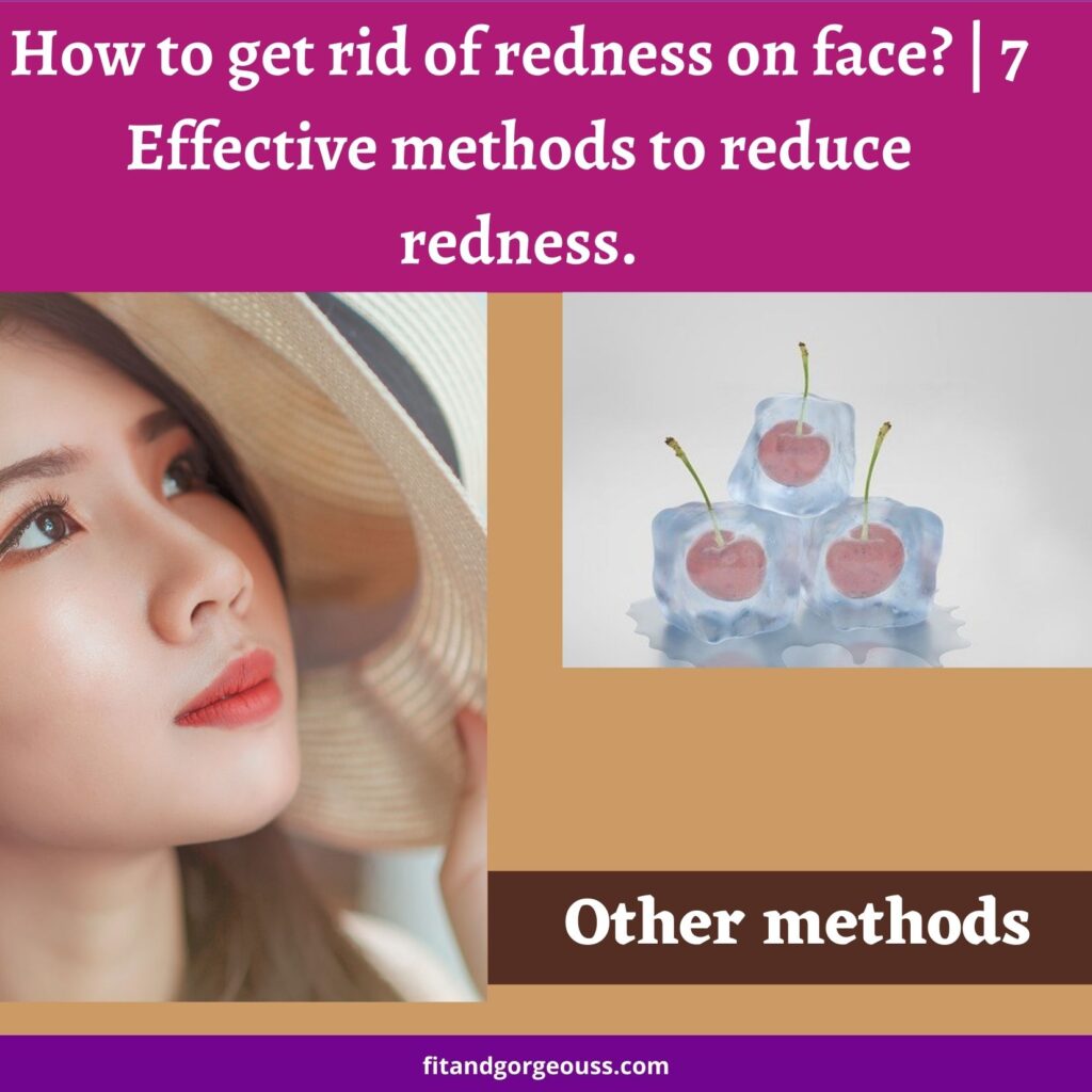 Face on overnight redness reduce How to